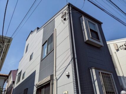 国立市K様邸で外壁屋根塗装