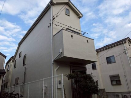 府中市I様邸で外壁屋根塗装