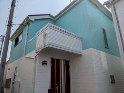 府中市I様邸で外壁塗装・コーキング